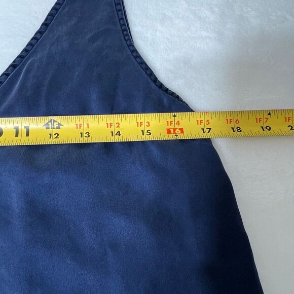 Lunya Navy Blue Washable Silk Pajama Tank Medium Women - Picture 6 of 7